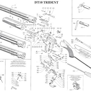 Pièces détachées BERETTA DT10 Trident sporting