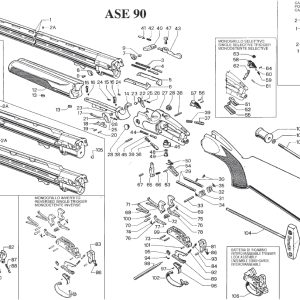Pièces détachées BERETTA ASE 90 Trap